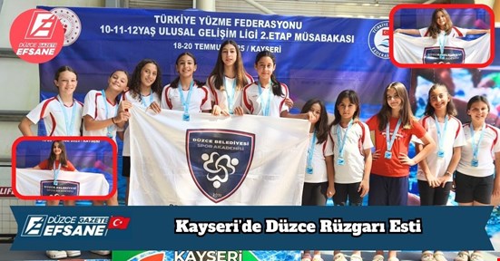 Kayseri’de Düzce Rüzgarı Esti