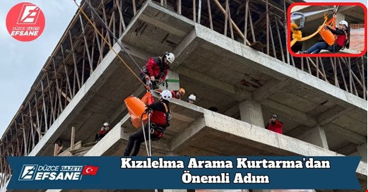 Kızılelma Arama Kurtarma’dan Önemli Adım