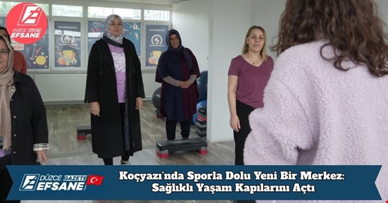 Koçyazı’nda Sporla Dolu Yeni Bir Merkez: Sağlıklı Yaşam Kapılarını Açtı