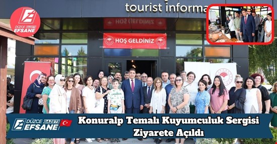 Konuralp Temalı Kuyumculuk Sergisi Ziyarete Açıldı
