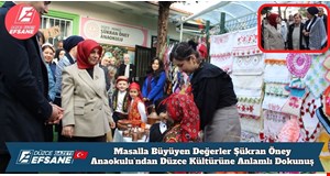 Masalla Büyüyen Değerler Şükran Öney Anaokulu’ndan Düzce Kültürüne Anlamlı Dokunuş