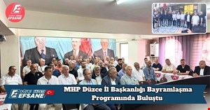 MHP Düzce İl Başkanlığı Bayramlaşma Programında Buluştu