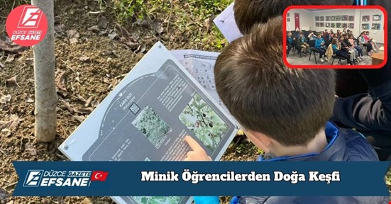 Minik Öğrencilerden Doğa Keşfi