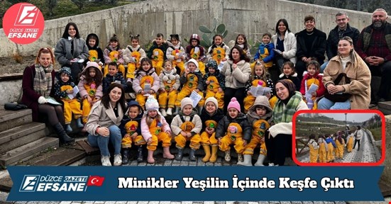 Minikler Yeşilin İçinde Keşfe Çıktı