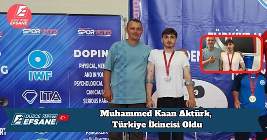 Muhammed Kaan Aktürk, Türkiye İkincisi Oldu