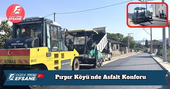 Pırpır Köyü’nde Asfalt Konforu