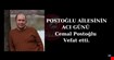 POSTOĞLU AİLESİNİN ACI GÜNÜ Cemal Postoğlu Vefat etti.