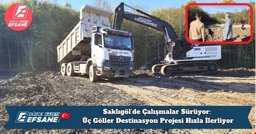 Saklıgöl’de Çalışmalar Sürüyor: Üç Göller Destinasyon Projesi Hızla İlerliyor