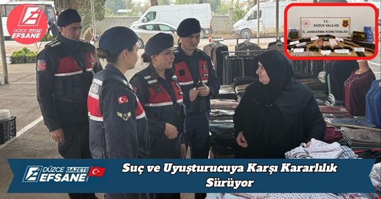 Suç ve Uyuşturucuya Karşı Kararlılık Sürüyor