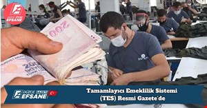 Tamamlayıcı Emeklilik Sistemi (TES) Resmi Gazete’de