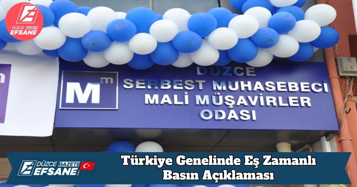 Türkiye Genelinde Eş Zamanlı Basın Açıklaması