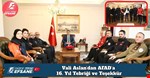 Vali Aslan’dan AFAD’a 16. Yıl Tebriği ve Teşekkür