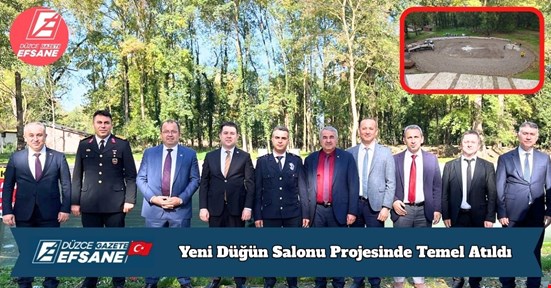 Yeni Düğün Salonu Projesinde Temel Atıldı