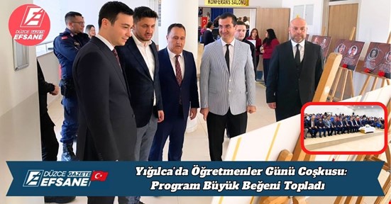 Yığılca’da Öğretmenler Günü Coşkusu: Program Büyük Beğeni Topladı