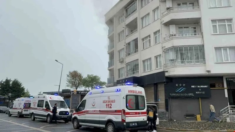 TURKUAZ OTEL'DE KORKUTAN YANGIN