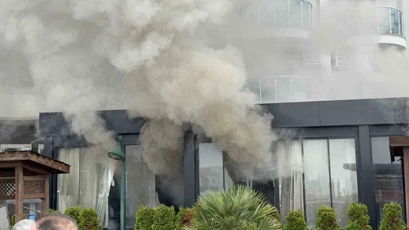 TURKUAZ OTEL'DE KORKUTAN YANGIN