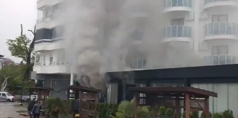 TURKUAZ OTEL'DE KORKUTAN YANGIN