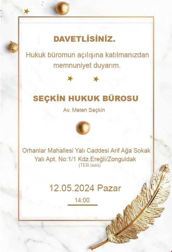 AVUKAT SEÇKİN'DEN ÖRNEK DAVRANIŞ..