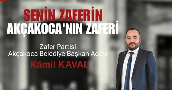 ZAFER PARTİSİ AKÇAKOCA ADAYINI AÇIKLADI