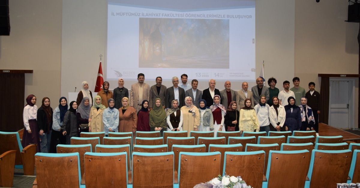 İL MÜFTÜSÜ İLAHİYAT FAKÜLTESİ ÖĞRENCİLERİYLE BULUŞTU