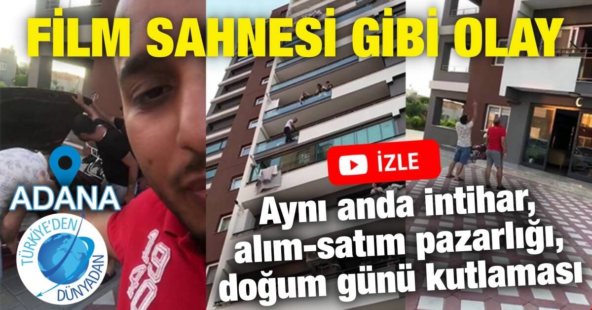Aynı anda intihar, alım-satım pazarlığı, doğum günü kutlaması...