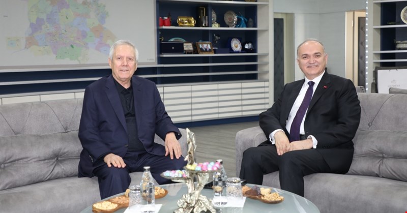 BAŞKAN ÖZLÜ, AZİZ YILDIRIM’I AĞIRLADI!