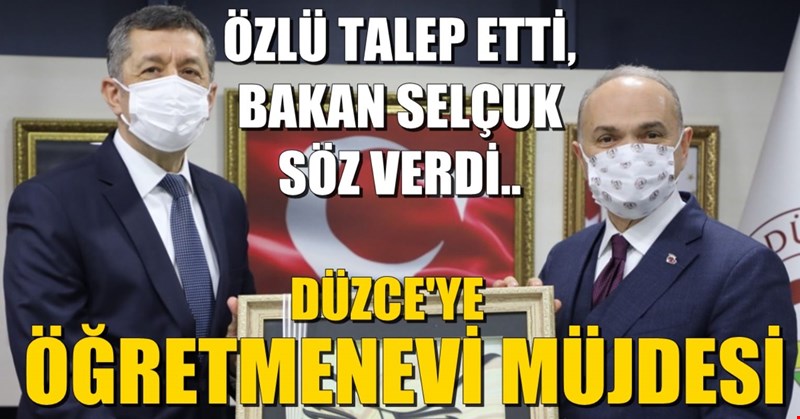 Bakan Selçuk’tan Öğretmenevi müjdesi