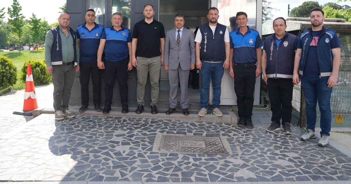 BAYRAM MESAİSİNDEKİ ZABITA EKİPLERİNE ZİYARET