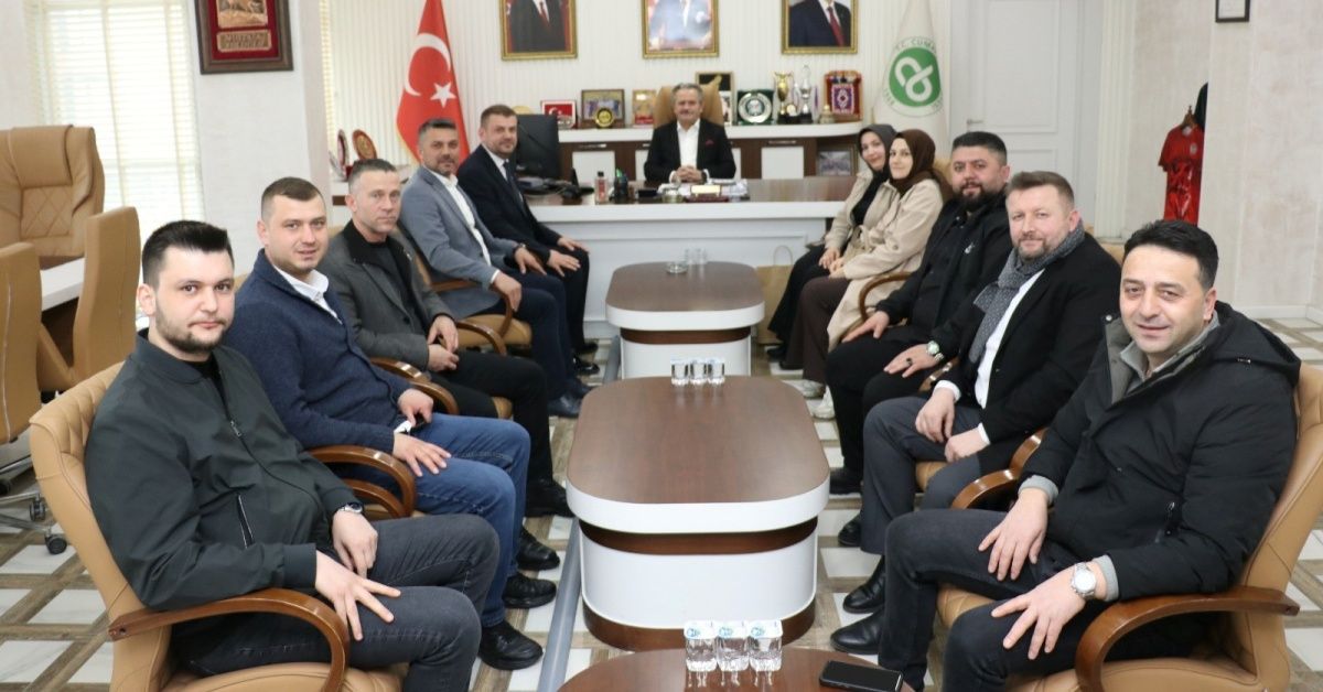 CUMAYERİ ESNAF VE SANATKARLAR ODASINDAN ANLAMLI BULUŞMA