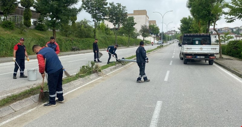 Düzce'de otomobil aydınlatma direğine çarptı: 2 yaralı