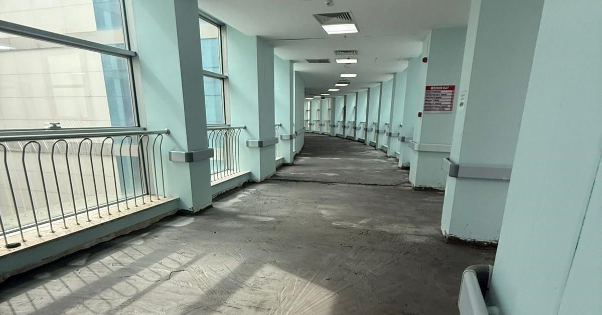 HİJYENİK ORTAM İÇİN ZEMİNLER YENİLENİYOR