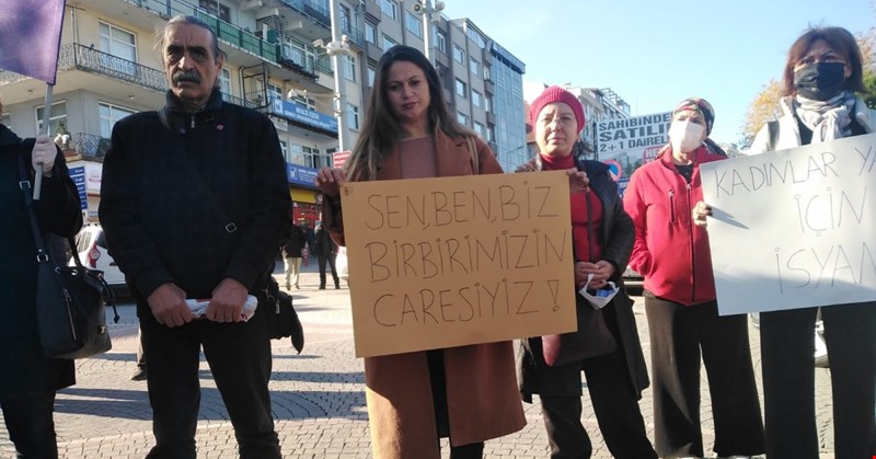 Kadınlardan farkındalık eylemi: YETER ARTIK!