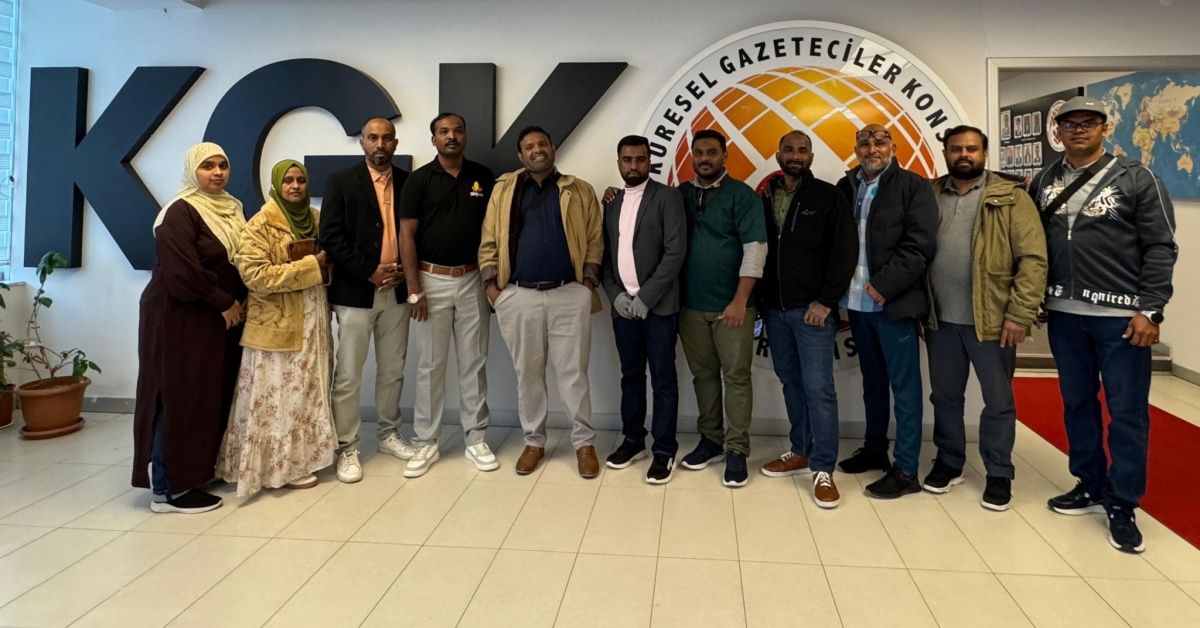 KGK, SRİ LANKALI GAZETECİLERİ AĞIRLADI