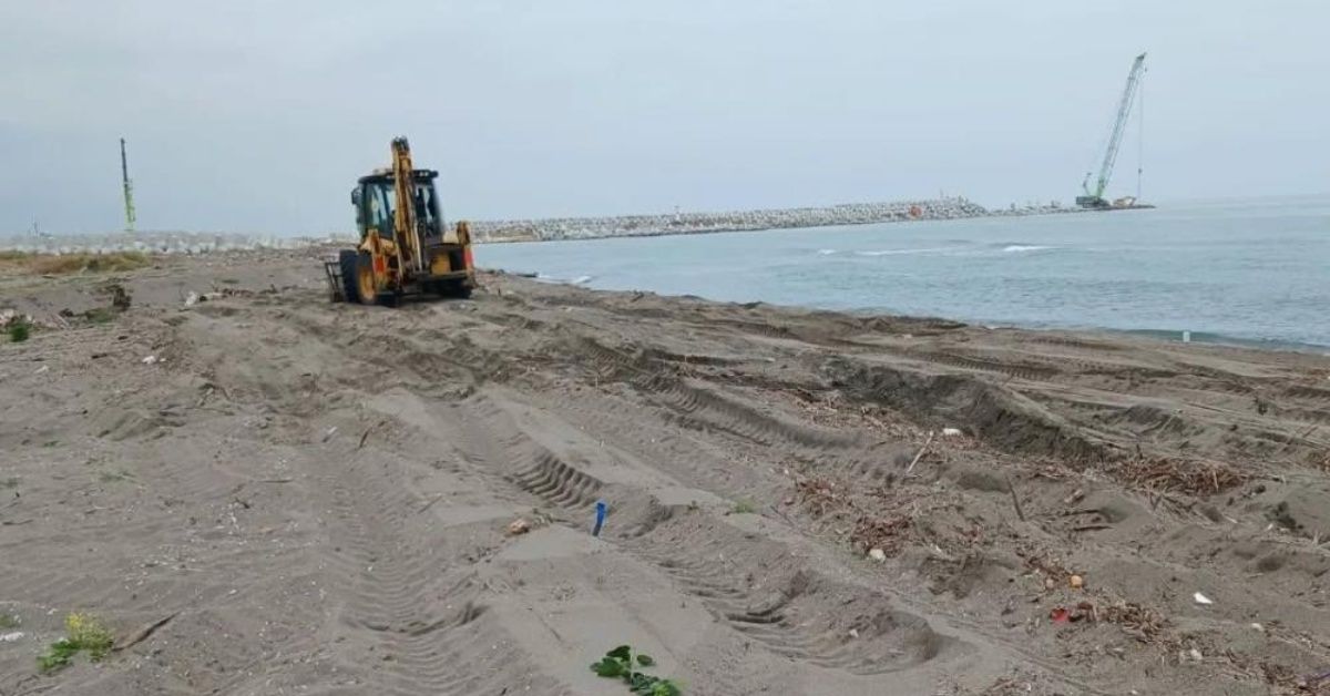 Melenağzı sahilinde yaz sezonu hazırlıkları başladı
