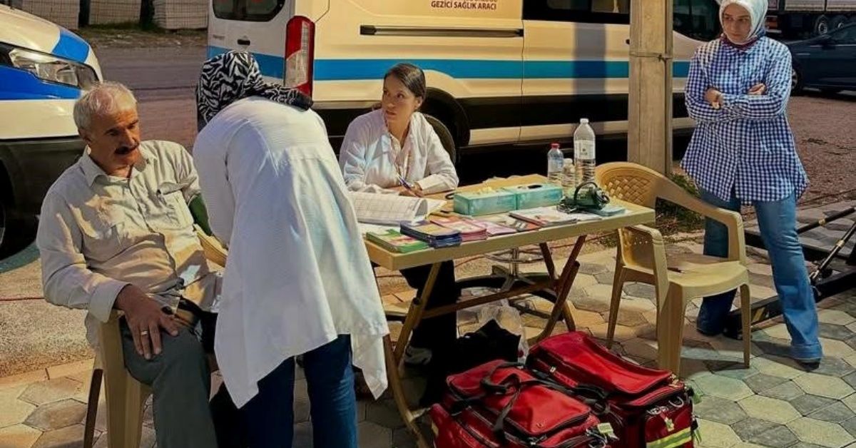 Mevsimlik tarım işçileri sağlık kontrolünden geçti