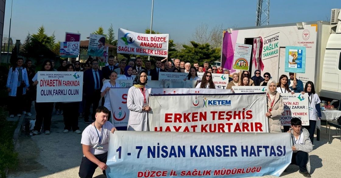 SAĞLIK İÇİN FARKINDALIK YÜRÜYÜŞÜ YAPILDI