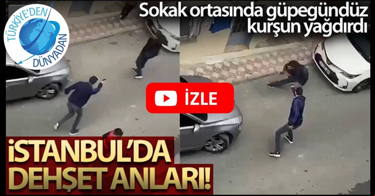 Sokak ortasında güpegündüz kurşun yağdırdı.. 