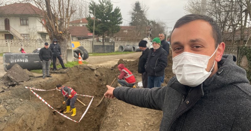 Tarihi kalıntılar çıkınca kazıyı durdurdular!