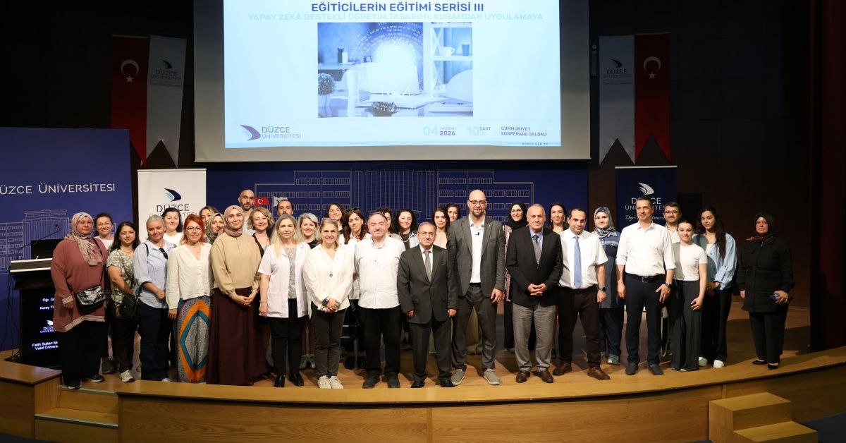 YAPAY ZEKA DESTEKLİ ÖĞRETİM TASARIMI KONFERANSI