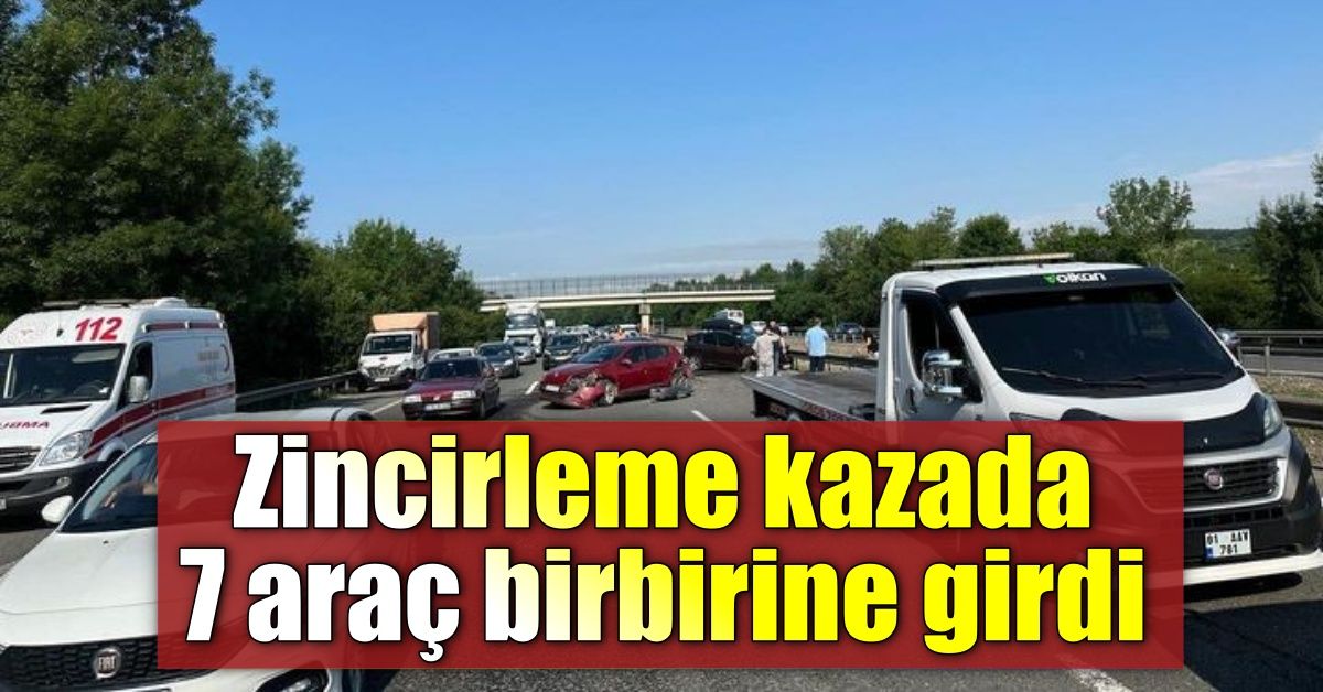 Zincirleme Kazada 7 Araç Birbirine Girdi | Burası Düzce