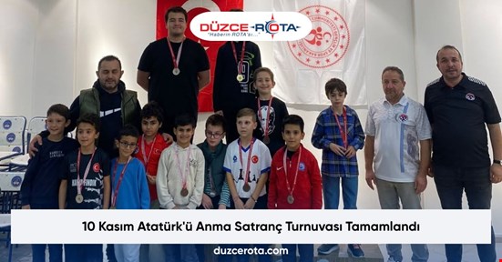 10 Kasım Atatürk'ü Anma Satranç Turnuvası Tamamlandı