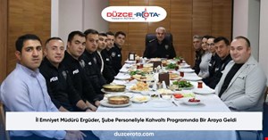 İl Emniyet Müdürü Ergüder, Şube Personeliyle Kahvaltı Programında Bir Araya Geldi