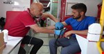 İTFAİYE PERSONELLERİ KAN VERDİ