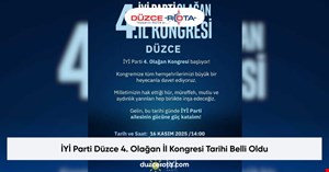 İYİ Parti Düzce 4. Olağan İl Kongresi Tarihi Belli Oldu