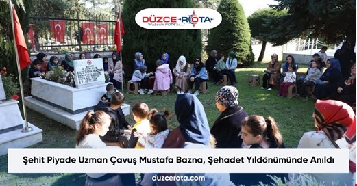 Şehit Piyade Uzman Çavuş Mustafa Bazna, Şehadet Yıldönümünde Anıldı