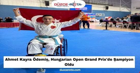 Ahmet Kayra Ödemiş, Hungarian Open Grand Prix'de Şampiyon Oldu
