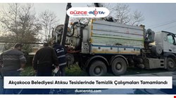 Akçakoca Belediyesi Atıksu Tesislerinde Temizlik Çalışmaları Tamamlandı