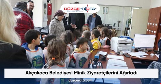 Akçakoca Belediyesi Minik Ziyaretçilerini Ağırladı