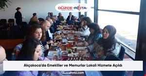 Akçakoca'da Emekliler ve Memurlar Lokali Hizmete Açıldı