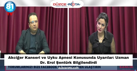 Akciğer Kanseri ve Uyku Apnesi Konusunda Uyarılar: Uzman Dr. Erol Şentürk Bilgilendirdi